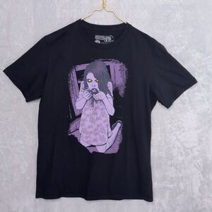 FRIGHT RAGS Night of The Living Dead Karen Cooper Tee Size L Munk One Black